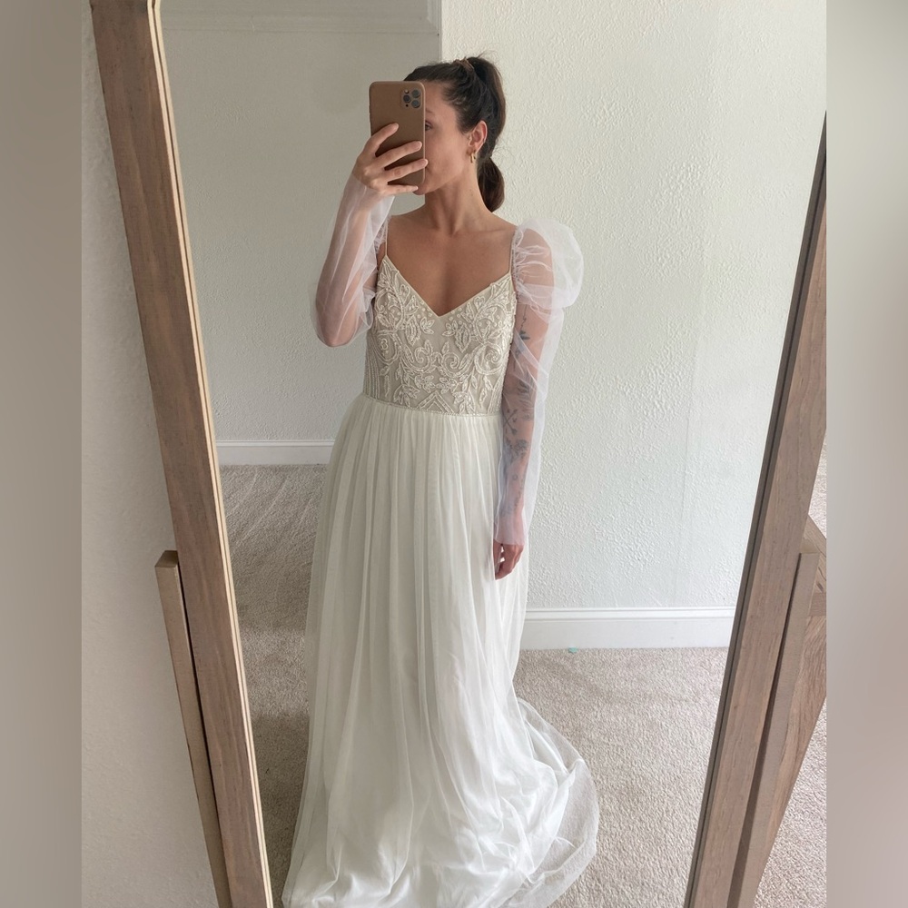 VOWD BEADED WEDDING DRESS